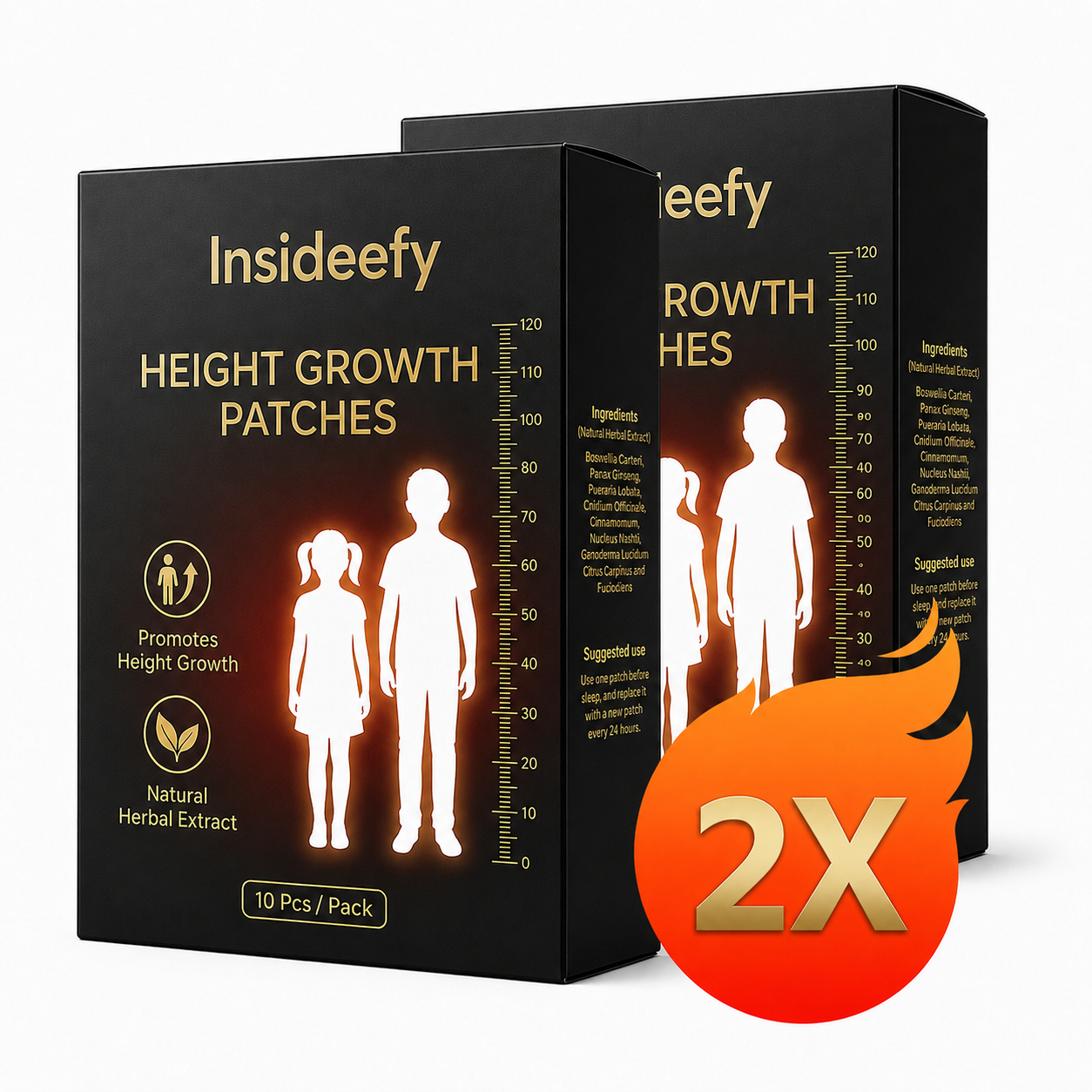 HEIGHT GROWTH  PATCHES  | Insideefy