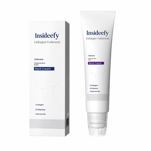 Roller Massage Neck Cream 🧴 Collagen & Hyaluronic Acid | Firms Neck, Reduces Wrinkles & Double Chin✨