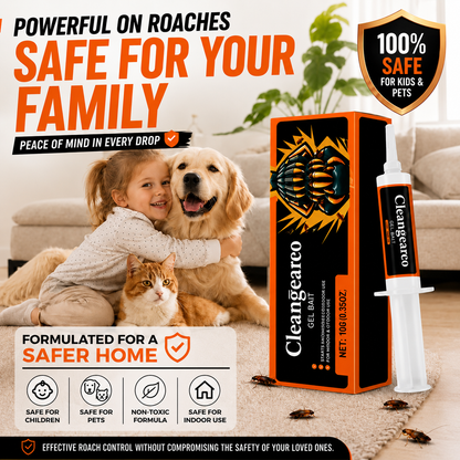 Cleangearco®💥2026 Upgraded Formula] Professional Cockroach Gel Bait – Eliminates Entire Nest