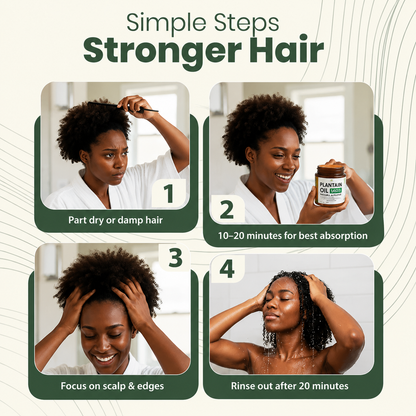 PLANTAIN Natural Hair Growth Oil