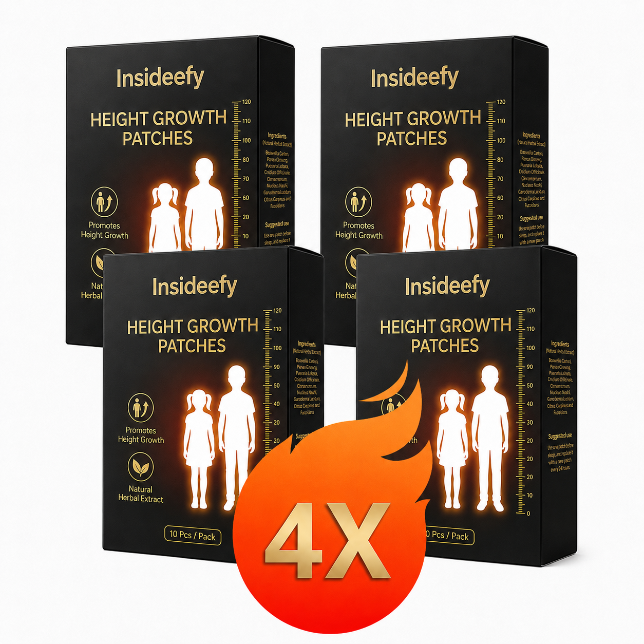 HEIGHT GROWTH  PATCHES  | Insideefy