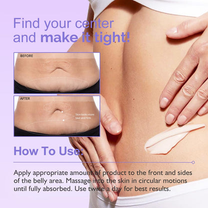✨ For Loose Belly Skin & Stretch Marks — Insideefy Tighten & Smooth Belly Cream | Visibly Firmer in Just 7 Days 💜
