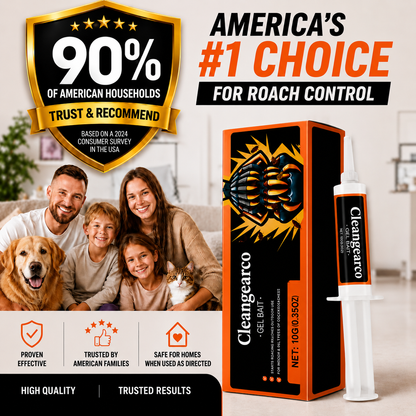 Cleangearco®💥2026 Upgraded Formula] Professional Cockroach Gel Bait – Eliminates Entire Nest