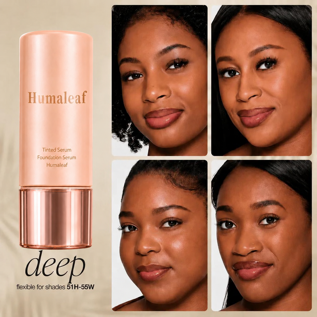 Humaleaf color-correcting tinted serum
