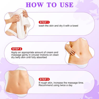 ✨ For Loose Belly Skin & Stretch Marks — Insideefy Tighten & Smooth Belly Cream | Visibly Firmer in Just 7 Days 💜