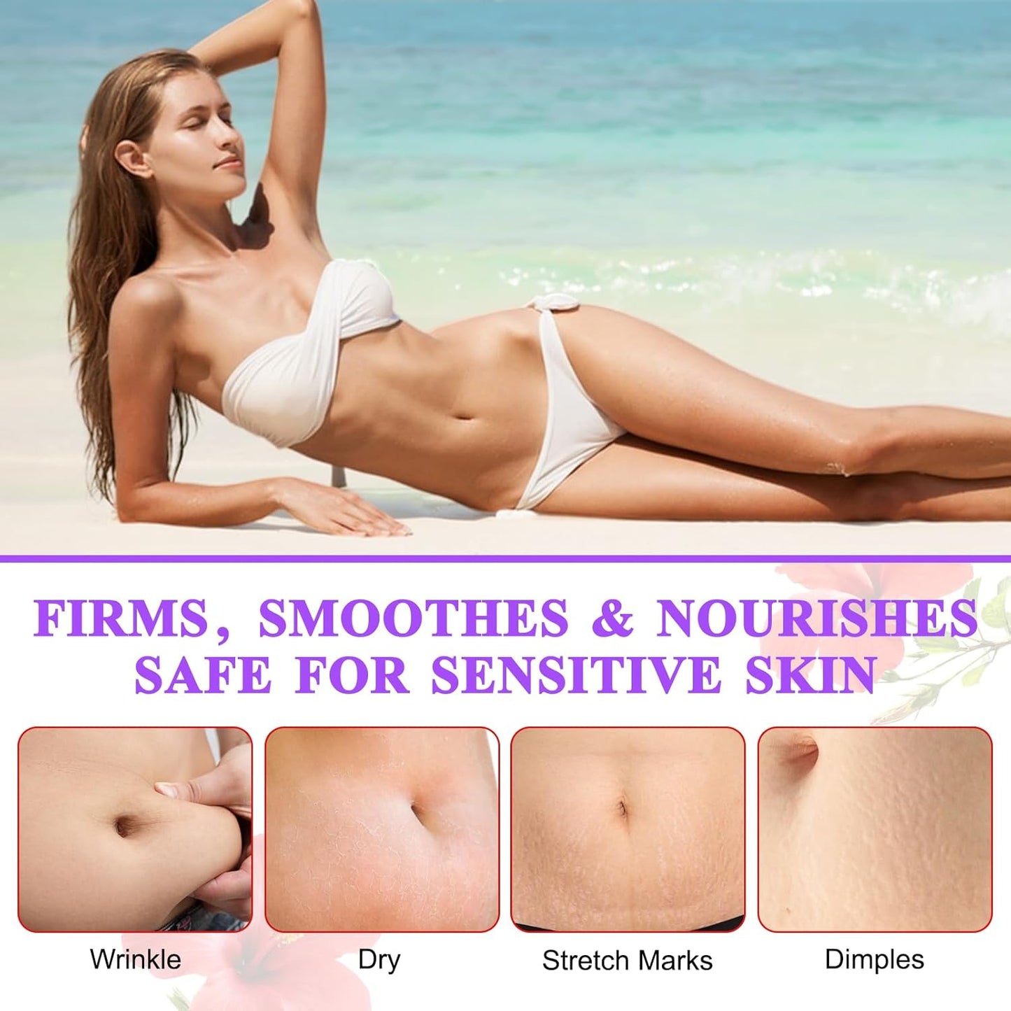✨ For Loose Belly Skin & Stretch Marks — Insideefy Tighten & Smooth Belly Cream | Visibly Firmer in Just 7 Days 💜