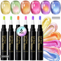 6-Color Polarized One-Step Gel Pen - B