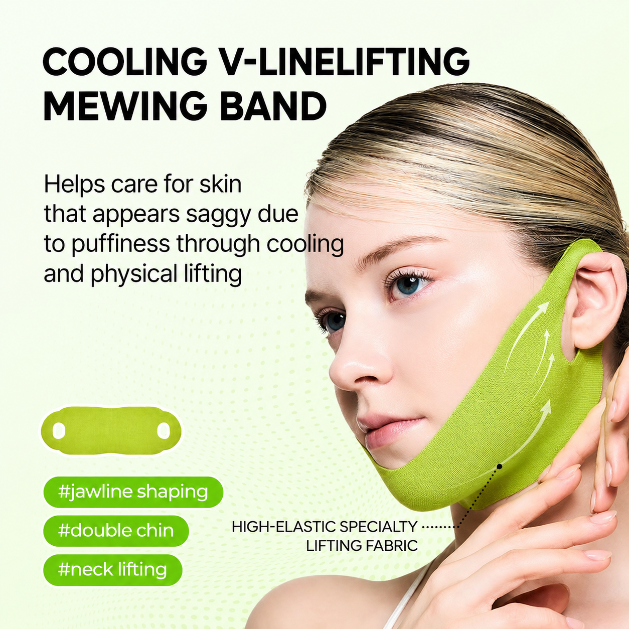 COOLING V-LINELIFTING MEWING BAND (4x Masks Per Pack)