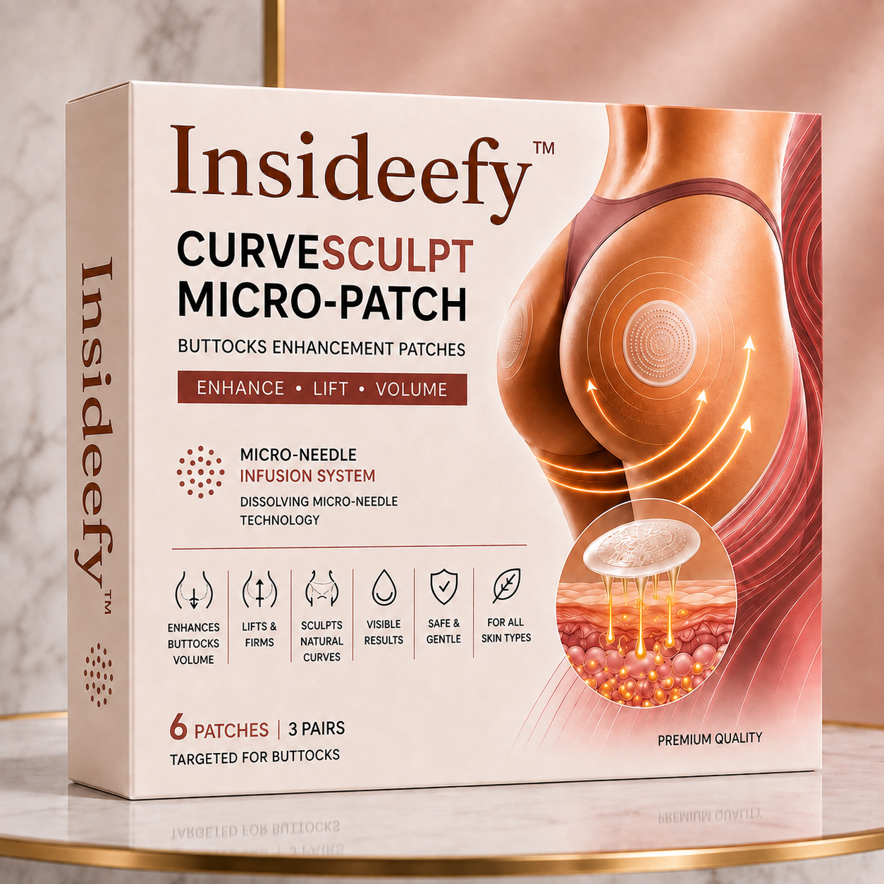 CurveSculpt Micro-Patch ✦ Sculpt • Firm • Smooth Lower Body Curves ✦ Micro-Needle Infusion System