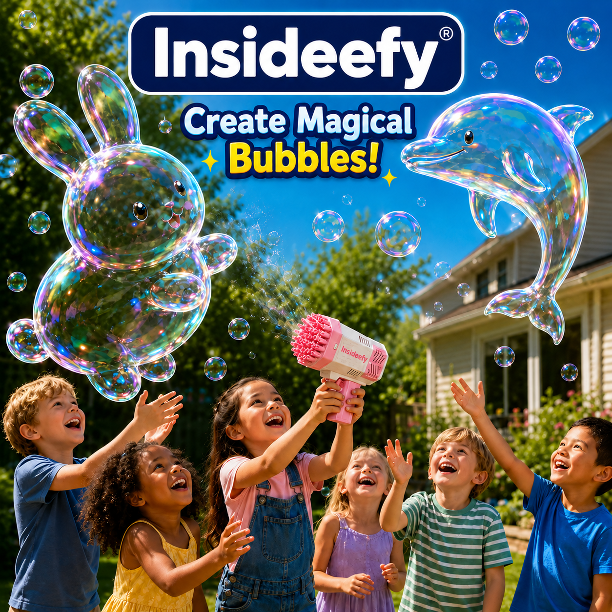 Insideefy® Super 3D Wonder Bubble Concentrate —— Animal & Ocean Fantasy Theme