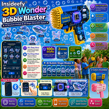 Insideefy® Super 3D Wonder Bubble Concentrate —— Animal & Ocean Fantasy Theme