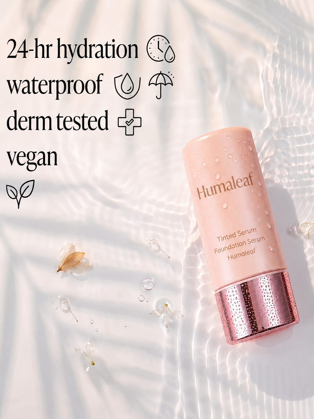 Humaleaf color-correcting tinted serum