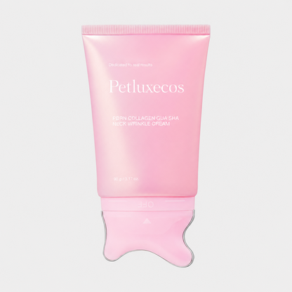 🦢Neck Wrinkle Eraser! Built-In Gua Sha Cream w/5% Anemarrhena Root Complex + PDRN Korean Skincare