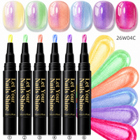 6-Color Polarized One-Step Gel Pen - D