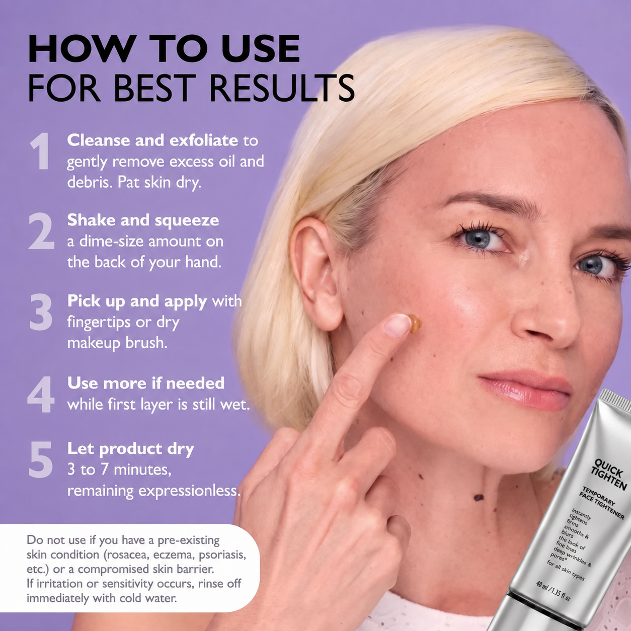 Instant Face Provisional Eye Tightener Lightweight Comfort Formula
