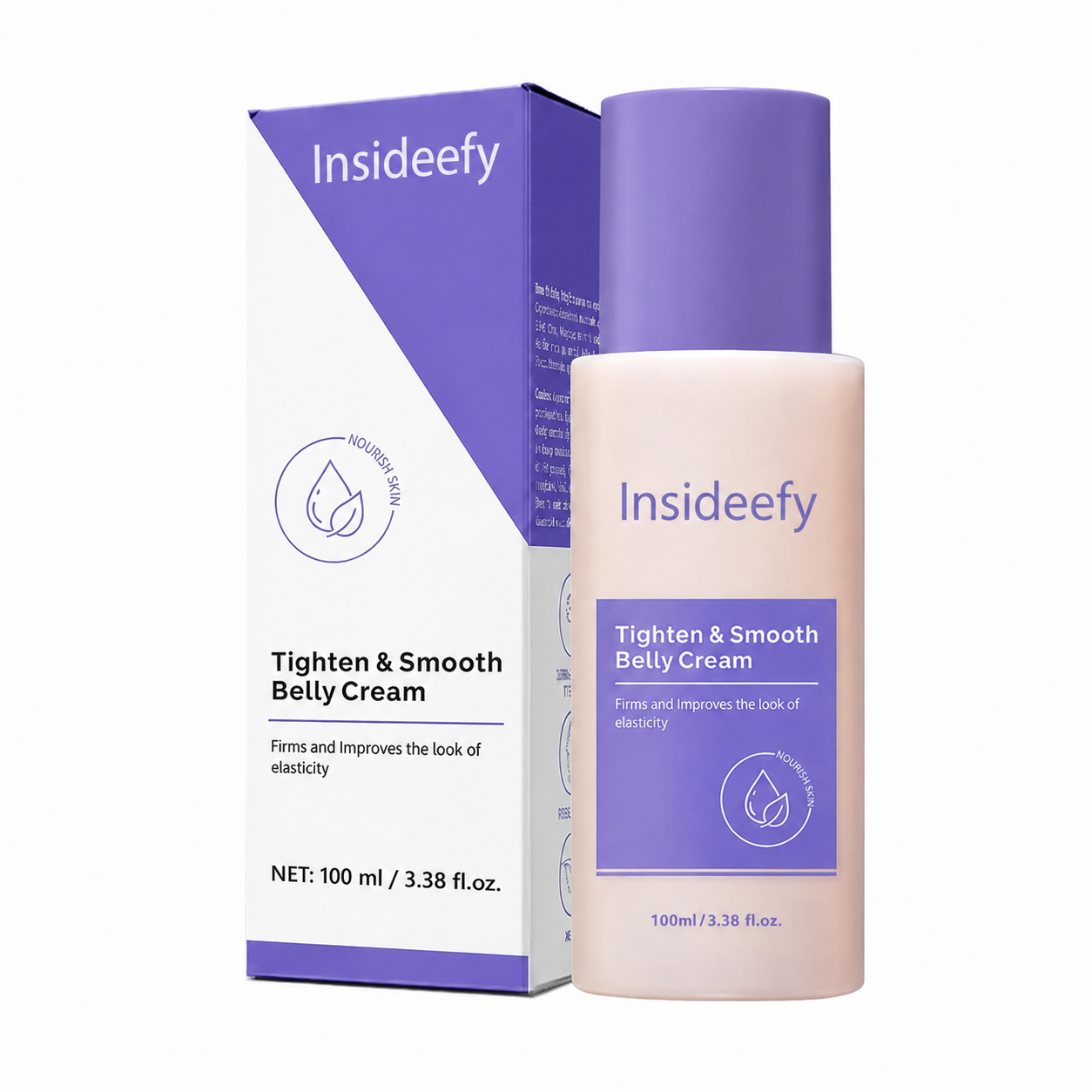 ✨ For Loose Belly Skin & Stretch Marks — Insideefy Tighten & Smooth Belly Cream | Visibly Firmer in Just 7 Days 💜