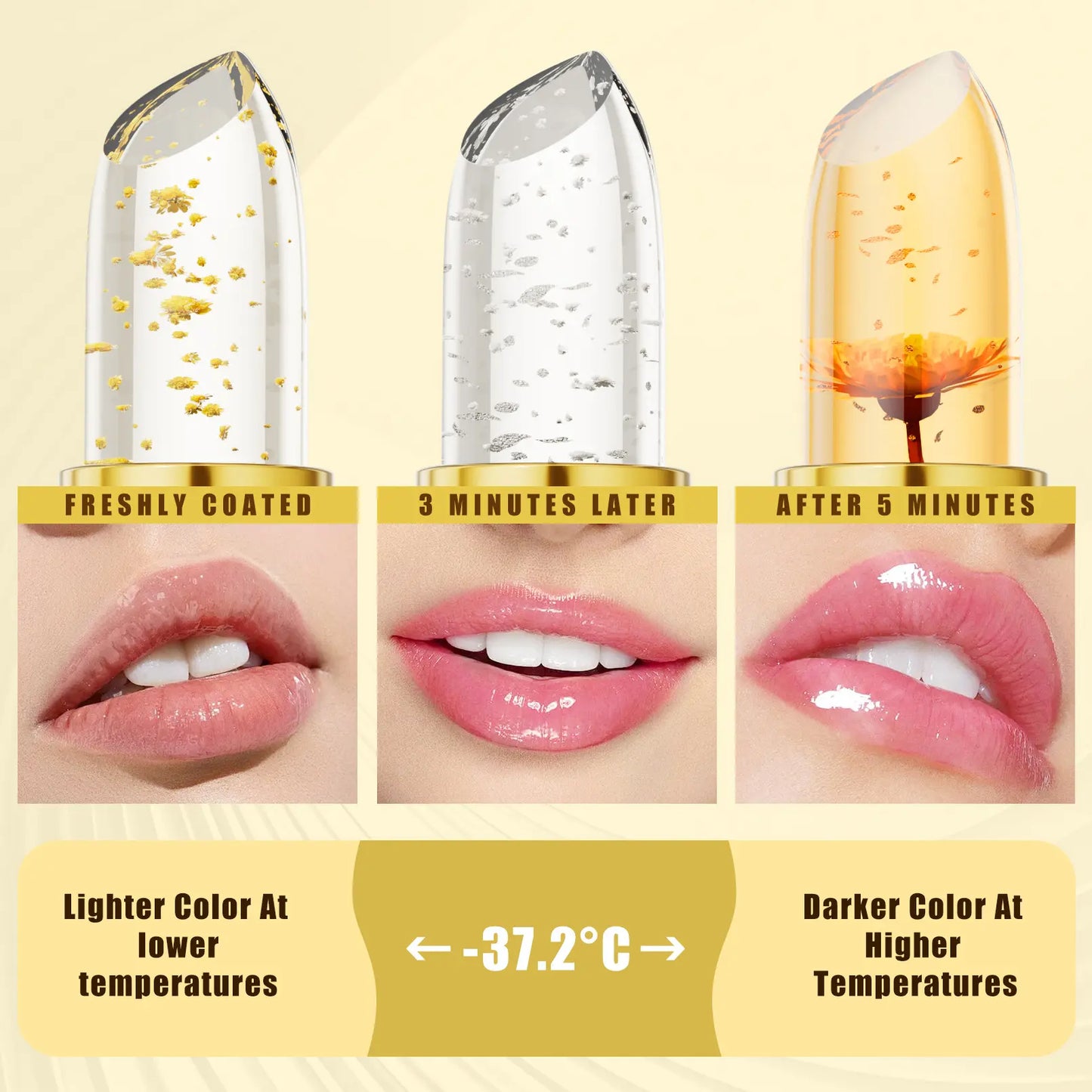 💄Touch & Custom Color! One lipstick, exclusive unique lip color for every girl