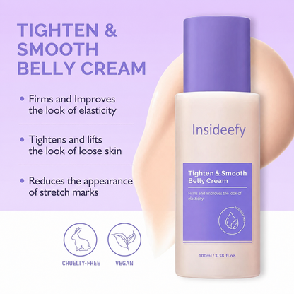 ✨ For Loose Belly Skin & Stretch Marks — Insideefy Tighten & Smooth Belly Cream | Visibly Firmer in Just 7 Days 💜