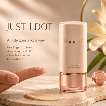 Humaleaf color-correcting tinted serum