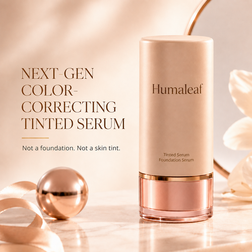 Humaleaf color-correcting tinted serum